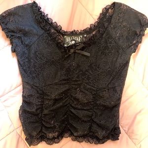 Killstar holly lace top